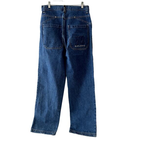 Riflessi Blue Jeans Unused Vintage New Old Stock 72 Raised Lettering Mens 32/33 - Picture 2 of 6